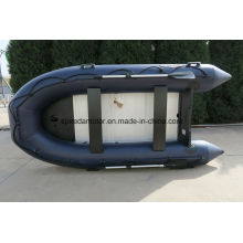 PVC Hull Material High Speed Aluminum Floor Inflatable Boat
